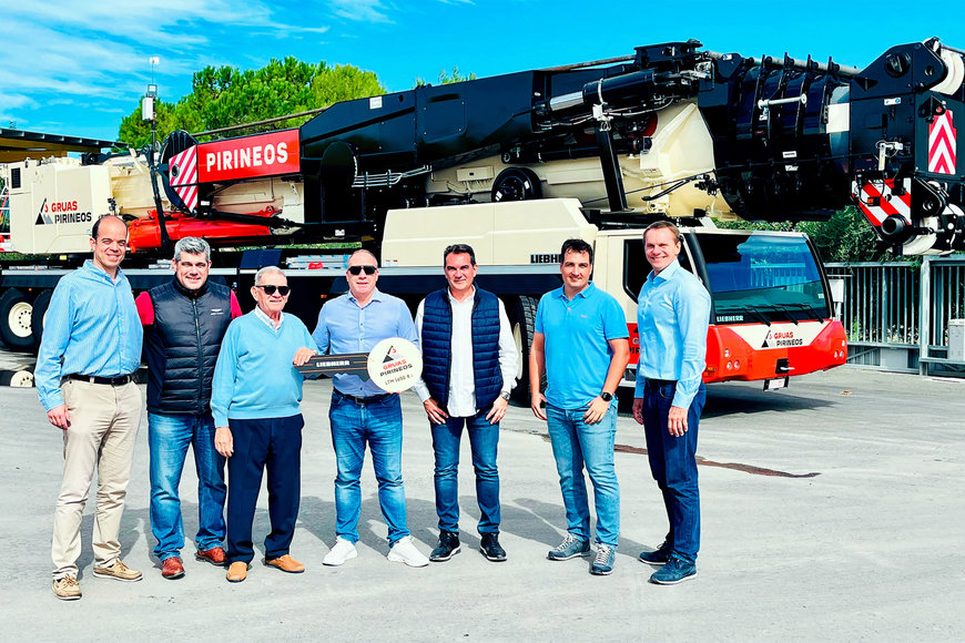 Der Erste in der Flotte: Grúas Pirineos investiert in einen Liebherr-Mobilkran LTM 1650-8.1